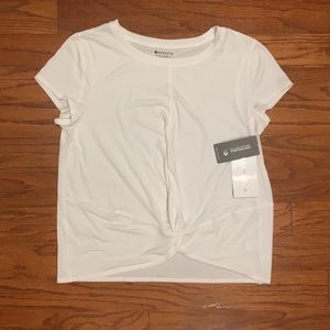 NWT Athleta Essence Twist Tee White